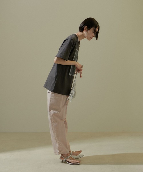 SALON adam et rope'（サロン アダム エ ロペ）の「【WEB限定】【KARL BLOSSFELDT（カールブロスフェルト）】フォトTシャツ 2 /25SS（Tシャツ/カットソー・レディース・グレー/チャコールグレー/ホワイト/ホワイト系その他・FREE）」の11枚目の写真