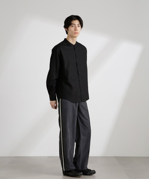 NORMANBROS(ノーマンブロス)の「NORMANBROS/NORMANBROS別注 トラックパンツ(その他パンツ・メンズ・グレー/ブラック/ブルーグレー・L/M)」の6枚目の写真