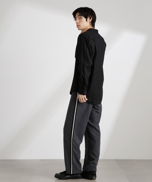 NORMANBROS(ノーマンブロス)の「NORMANBROS/NORMANBROS別注 トラックパンツ(その他パンツ・メンズ・グレー/ブラック/ブルーグレー・L/M)」の9枚目の写真