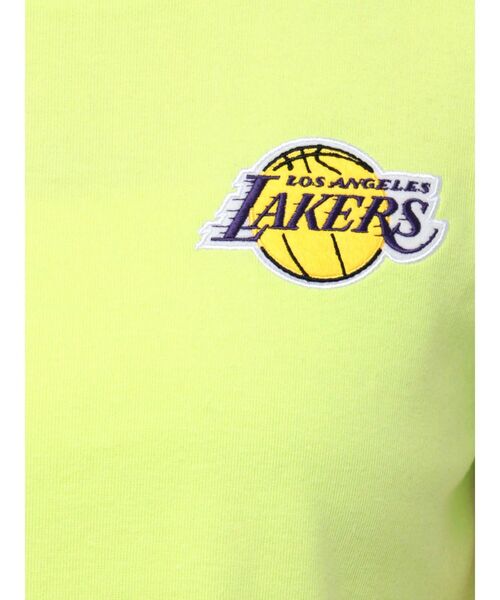 NBA（エヌビーエー）の「NBA STONE ショートTシャツ（Tシャツ/カットソー・レディース・チャコールグレー/オフホワイト/ライム・FREE）」の9枚目の写真