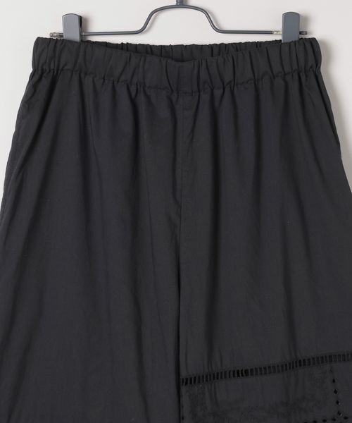 JEANASIS（ジーナシス）の「パッチワークレースパンツ/492216（その他パンツ・レディース・ブラック系その他/ブラウン/ホワイト・FREE）」の5枚目の写真