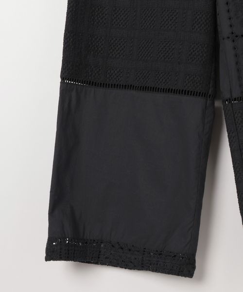 JEANASIS（ジーナシス）の「パッチワークレースパンツ/492216（その他パンツ・レディース・ブラック系その他/ブラウン/ホワイト・FREE）」の8枚目の写真