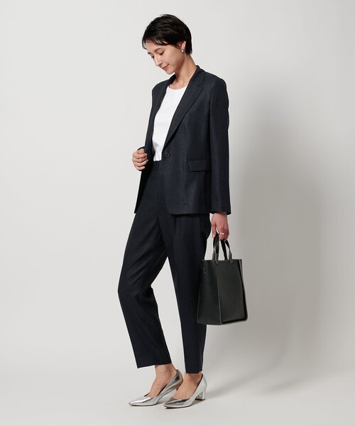 未使用 定価41800円 UNITED ARROWS テーラードコート UNITED ARROWS スリットテーラードコート Mカーキ 大きめ フリー