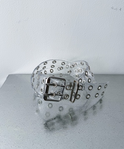 WEGO(ウィゴー)の「WEGO/ダブルハトメベルト(ベルト・レディース・その他1/ブラック・FREE)」の2枚目の写真