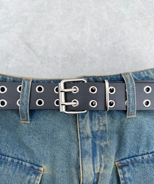 WEGO(ウィゴー)の「WEGO/ダブルハトメベルト(ベルト・レディース・その他1/ブラック・FREE)」の11枚目の写真