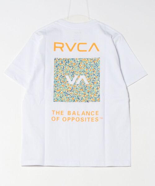 RVCA レディース FLOWER WAVE BOX LOGO LOOSE FIT ST Tシャツ