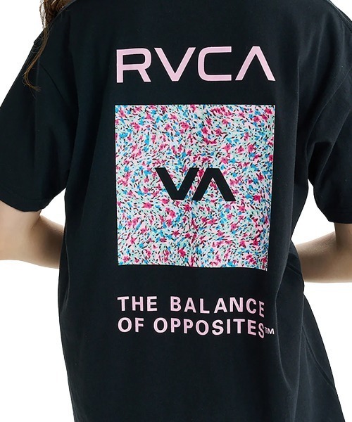 【RVCA】ロゴ ボックス Tシャツ★男女OK♪ RVCA】ボックスロゴ Tシャツ ☆男女共におすすめ♪ (RVCA/T