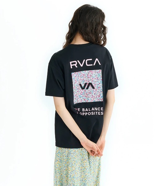 【送料無料】RVCA レディース OPPOSITES UNITE SS Ｔシャツ RVCA レディース FLOWER WAVE BOX LOGO LOOSE FIT ST Tシャツ