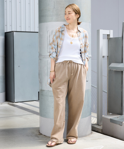 ASHER LA/アッシャー エルエー】 River sweat pants（スウェットパンツ