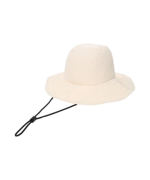 Samansa Mos2 blue（サマンサモスモスブルー）の「【UVカット・撥水加工】クラウン切替ハット（ハット・レディース・カーキ/ブラック/キナリ・F）」の14枚目の写真