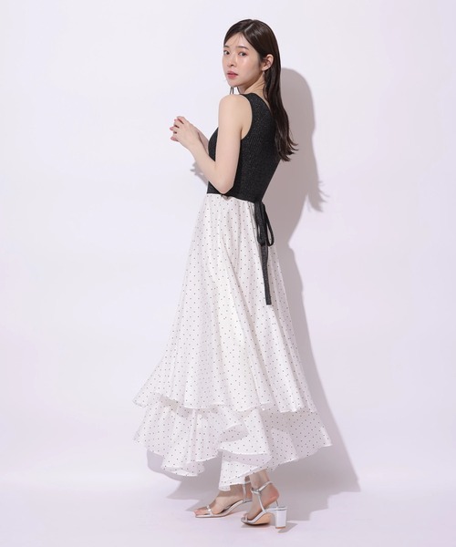 ノースリティアードドッキングワンピース COLONY 2139（コロニートゥーワンスリーナイン）の「ノースリ