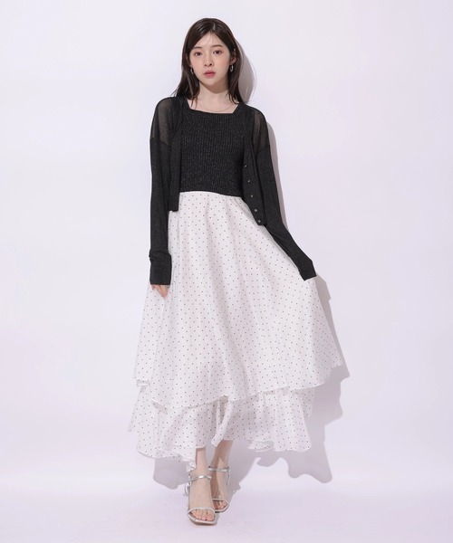 ノースリティアードドッキングワンピース COLONY 2139（コロニートゥーワンスリーナイン）の「ノースリ