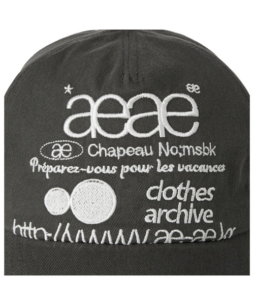 WEB LOGO CAP（キャップ）｜aeae（エーイーエーイー）のファッション