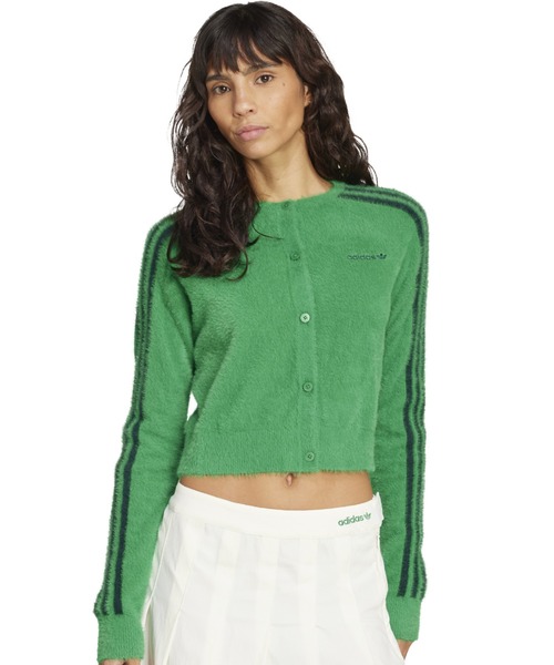 ＜adidas Originals＞FLUFFY CARDIGAN/カーディガン りなてぃ着用 adidas FLUFFY CARDIGAN フラッフィーカーディガン