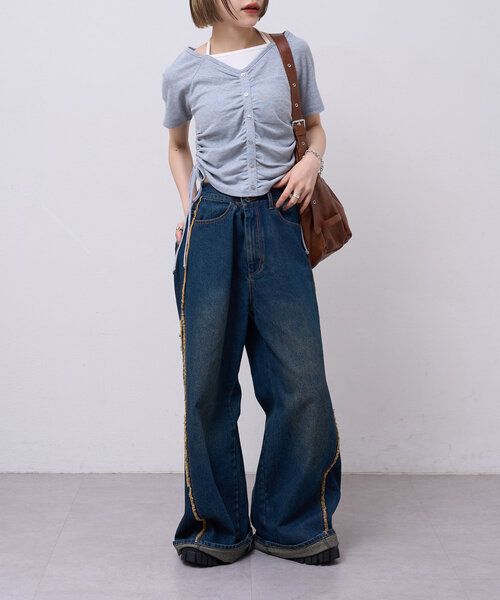 w closet（ダブルクローゼット）の「スターバックルマルチWAYBAG（トートバッグ・レディース・ブラック/ブラウン・FREE）」の4枚目の写真