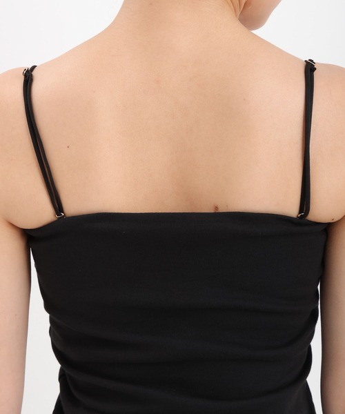 Andemiu（アンデミュウ）の「カップツキインナーキャミ571287（キャミソール・レディース・ホワイト/ブラック・FREE）」の14枚目の写真