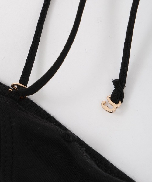 Andemiu（アンデミュウ）の「カップツキインナーキャミ571287（キャミソール・レディース・ホワイト/ブラック・FREE）」の8枚目の写真