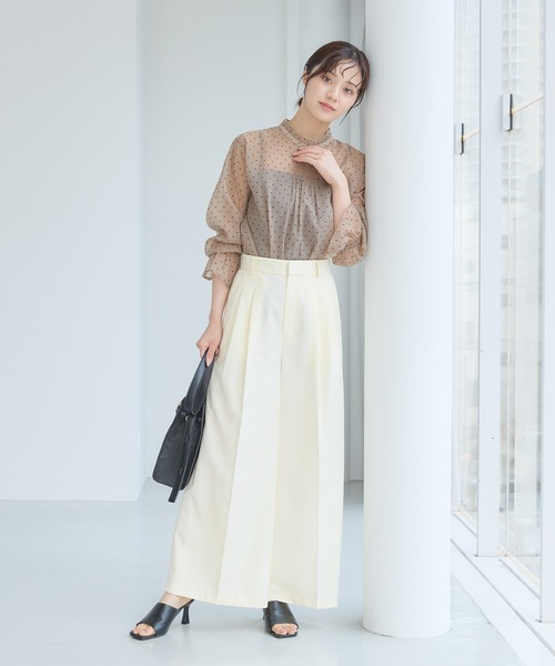 Andemiu（アンデミュウ）の「カップツキインナーキャミ571287（キャミソール・レディース・ホワイト/ブラック・FREE）」の20枚目の写真