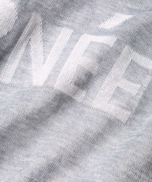 BARNYARDSTORM（バンヤードストーム）の「BARNYARDSTORM / シアー2WAYロゴカーデ/ ハンドウォッシャブル（カーディガン/ボレロ・レディース・ブラック/ブラウン/グレー・FREE）」の8枚目の写真