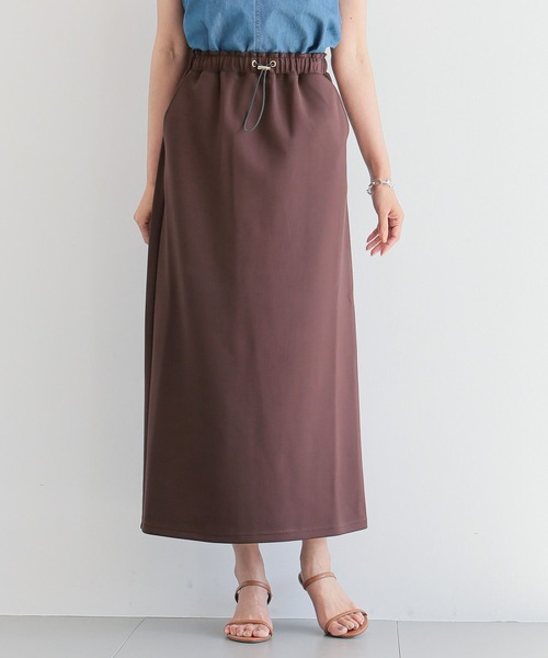 BARNYARDSTORM（バンヤードストーム）の「BARNYARDSTORM / ボンディングタイトスカート＜セットアップ対応＞【WEB限定】（スカート・レディース・グレー/ブラウン/ブラック/ネイビー/ベージュ・FREE）」の10枚目の写真