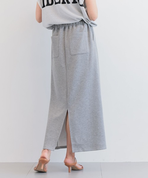 BARNYARDSTORM（バンヤードストーム）の「BARNYARDSTORM / ボンディングタイトスカート＜セットアップ対応＞【WEB限定】（スカート・レディース・グレー/ブラウン/ブラック/ネイビー/ベージュ・FREE）」の14枚目の写真