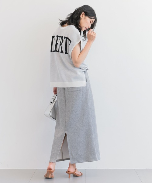 BARNYARDSTORM（バンヤードストーム）の「BARNYARDSTORM / ボンディングタイトスカート＜セットアップ対応＞【WEB限定】（スカート・レディース・グレー/ブラウン/ブラック/ネイビー/ベージュ・FREE）」の16枚目の写真