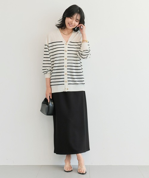 BARNYARDSTORM（バンヤードストーム）の「BARNYARDSTORM / ボンディングタイトスカート＜セットアップ対応＞【WEB限定】（スカート・レディース・グレー/ブラウン/ブラック/ネイビー/ベージュ・FREE）」の19枚目の写真