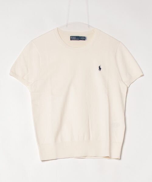 ショートスリーブ クルーネック セーター（ニット/セーター）｜POLO