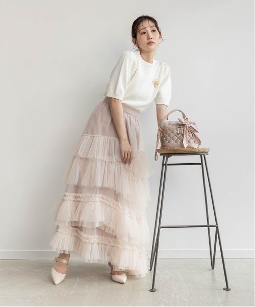 RANDA（ランダ）の「2WAY リボンチャームキルティングバニティバッグ（ショルダーバッグ・レディース・ピンク/ブラック/クリーム・FREE）」の17枚目の写真