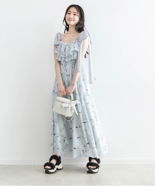 RANDA（ランダ）の「2WAY リボンチャームキルティングバニティバッグ（ショルダーバッグ・レディース・ピンク/ブラック/クリーム/ピンクベージュ/ホワイト・FREE）」の8枚目の写真