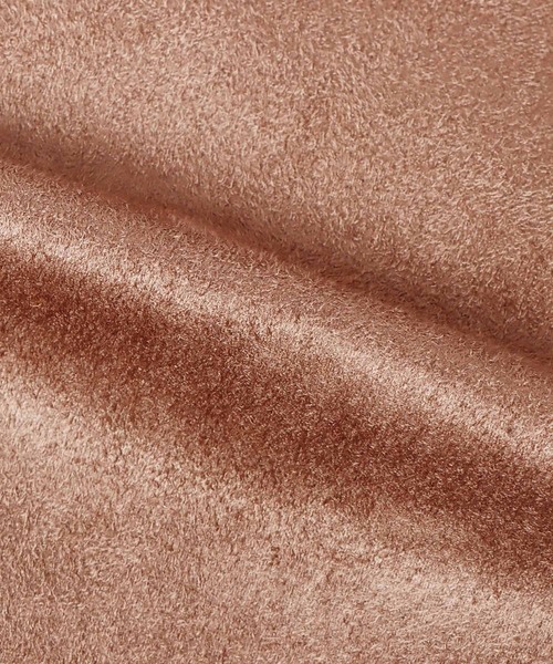 ROOPTOKYO（ループトウキョウ）の「TWEEDMILL/ツイードミル 28x174cm Faux Fur Scarf with Pockets/ Suede Backing エコファースカーフ マフラー（ストール/ショール・メンズ・ブラウン・FREE）」の9枚目の写真