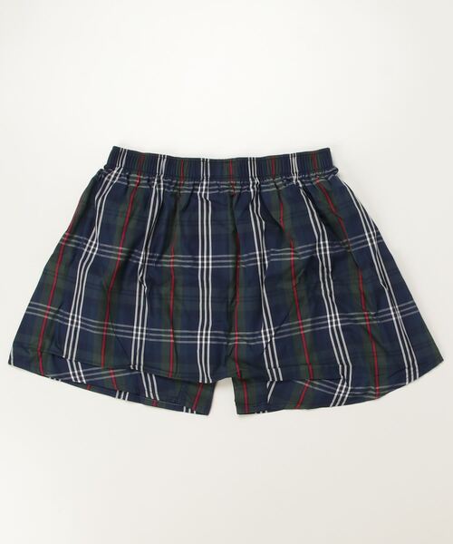 POLO RALPH LAUREN（ポロ ラルフ ローレン）の「【POLO RALPH LAUREN】CARSON チェック柄 綿 トランクス（トランクス・メンズ・ネイビー・LARGE/MEDIUM）」の2枚目の写真
