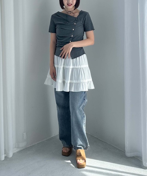 archives(アルシーヴ)の「厚底タッセルサンダル(サンダル・レディース・ベージュ/ブラック・MEDIUM/LARGE)」の5枚目の写真