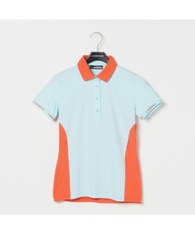 【J.LINDEBERG/GOLF】カラーブロッキング半袖ポロ