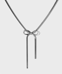 LHME | 【WEB限定】“Moment”ベネチアンリボンネックレス/ステンレススティール【LHME / エルエイチエムイー】(ネックレス)