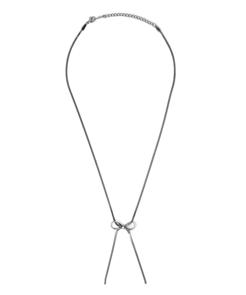 LHME（エルエイチエムイー）の「【WEB限定】“Moment”ベネチアンリボンネックレス/ステンレススティール【LHME / エルエイチエムイー】（ネックレス・レディース・シルバー/ゴールド・52cm）」の17枚目の写真