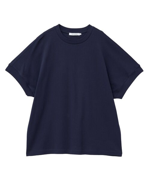接触冷感スムースフレンチスリーブプルオーバー（Tシャツ
