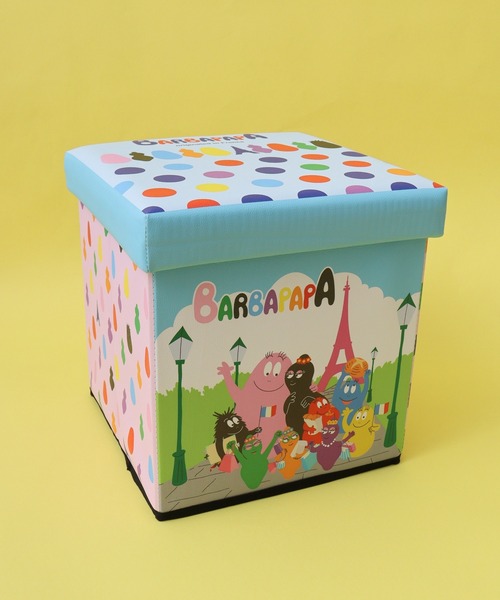 momoページ２箱 収納BOXスツール バーバパパﾟ（収納グッズ）｜MOTO（モト）の