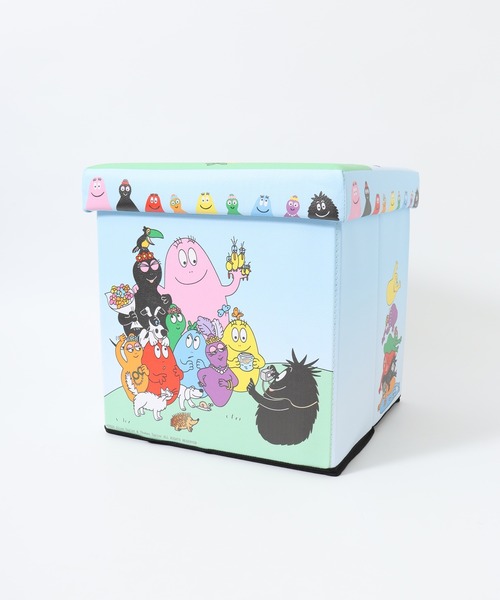 momoページ２箱 収納BOXスツール バーバパパﾟ（収納グッズ）｜MOTO（モト）の