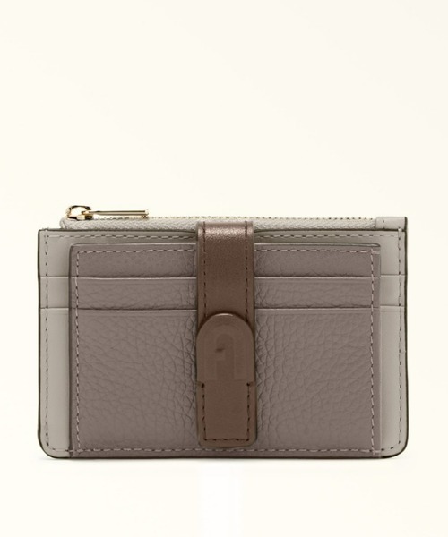 【新品タグ付】FURLA グレー ジュ カードケース 新品タグ付】FURLA グレー ジュ カードケース