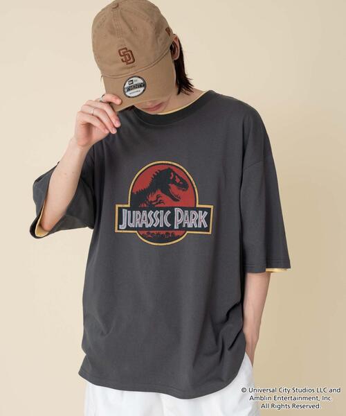 セール】∴WEGO/【25年春夏新作】JURASSIC PARKグラフィックT（T