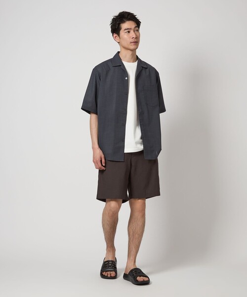 green label relaxing（グリーンレーベルリラクシング）の「DotAir ワイド ユーティリティ ショートパンツ ショーツ（その他パンツ・メンズ・グレー系/ダークブラウン/ブラック・L/S/XL/M）」の7枚目の写真