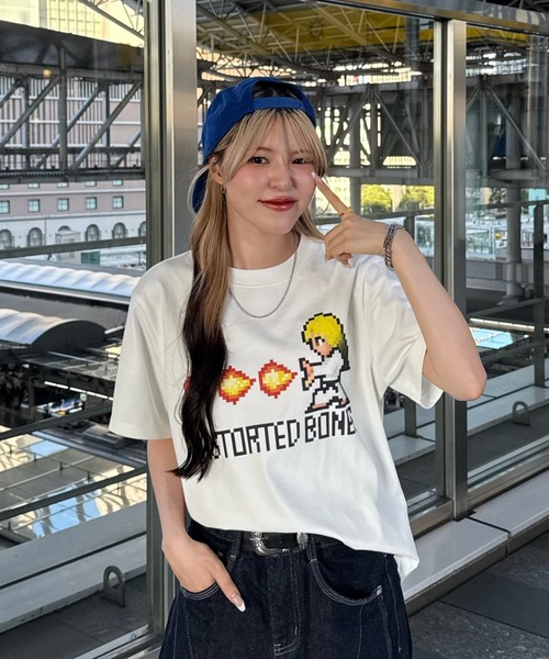 ROOPTOKYO（ループトウキョウ）の「ROOP TOKYO×側湾症ネキ ピクセルTシャツ（Tシャツ/カットソー・レディース・ホワイト・FREE）」の16枚目の写真