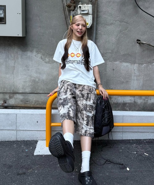 ROOPTOKYO（ループトウキョウ）の「ROOP TOKYO×側湾症ネキ ピクセルTシャツ（Tシャツ/カットソー・レディース・ホワイト・FREE）」の8枚目の写真
