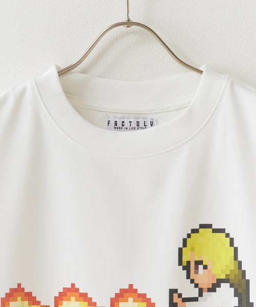 ROOPTOKYO（ループトウキョウ）の「ROOP TOKYO×側湾症ネキ ピクセルTシャツ（Tシャツ/カットソー・レディース・ホワイト・FREE）」の11枚目の写真