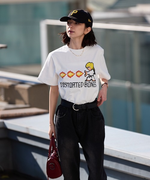 セール】ROOP TOKYO×側湾症ネキ ピクセルTシャツ（Tシャツ/カットソー