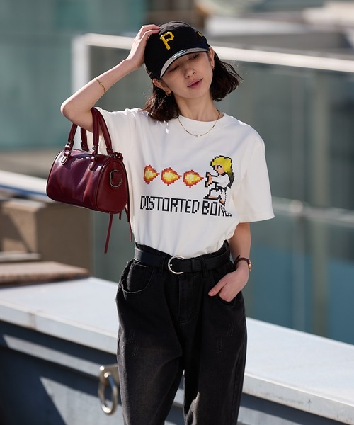 ROOPTOKYO（ループトウキョウ）の「ROOP TOKYO×側湾症ネキ ピクセルTシャツ（Tシャツ/カットソー・レディース・ホワイト・FREE）」の18枚目の写真