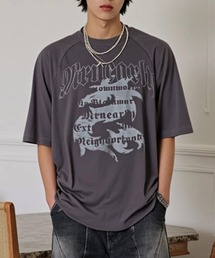 tシャツ A'GEM/9 × .kom「OVDY/オブディワイ」ピグメントデザイン 半袖カットソー レディース メンズ A'GEM/9 × .kom『OVDY/オブディワイ』ピグメントデザイン 半袖