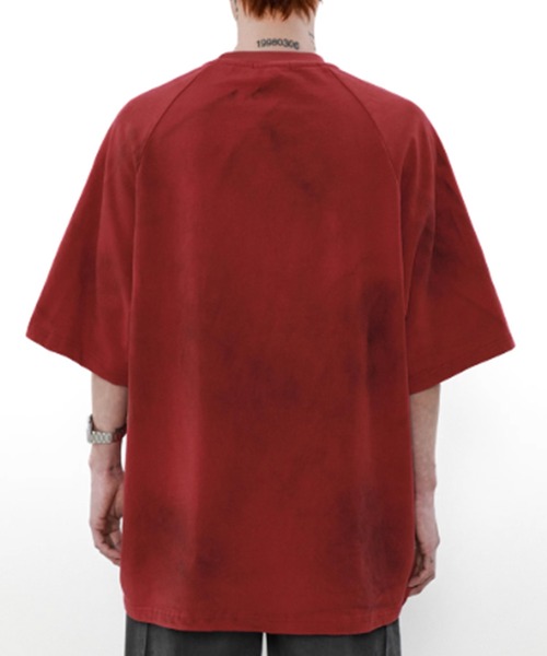 tシャツ A'GEM/9 × .kom 「ARULE/アルール」スプレー＆プリントTシャツ レディース メンズ ARULE tシャツ A'GEM/9 × .kom「ARULE/アルール」エンジェル