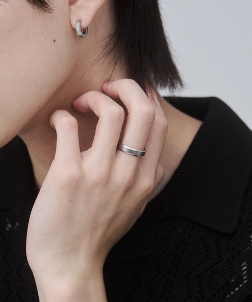 WYZ surgical stainless(ダブリューワイジィーサージカルステンレス)の「【 金属アレルギー対応 】サージカルステンレス シンプルリング(リング・メンズ・シルバー/ゴールド・16号/18号/20号)」の11枚目の写真